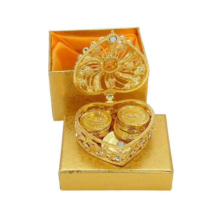 13 pcs Virgen de Guadalupe Wedding Arras Coins Set with Heart Shape Box, Arras De Boda Cristiana, Wedding Accessories for Ceremony - Pearls Windmill - TINGKU
