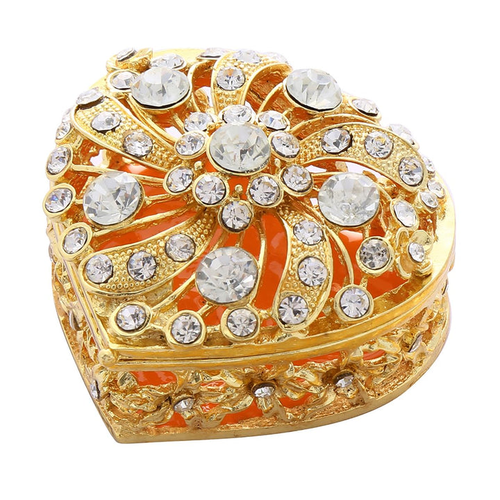 Twisted Full Diamond Heart Box - TINGKU