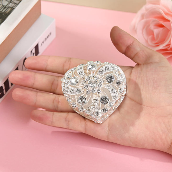Twisted Full Diamond Heart Box - TINGKU