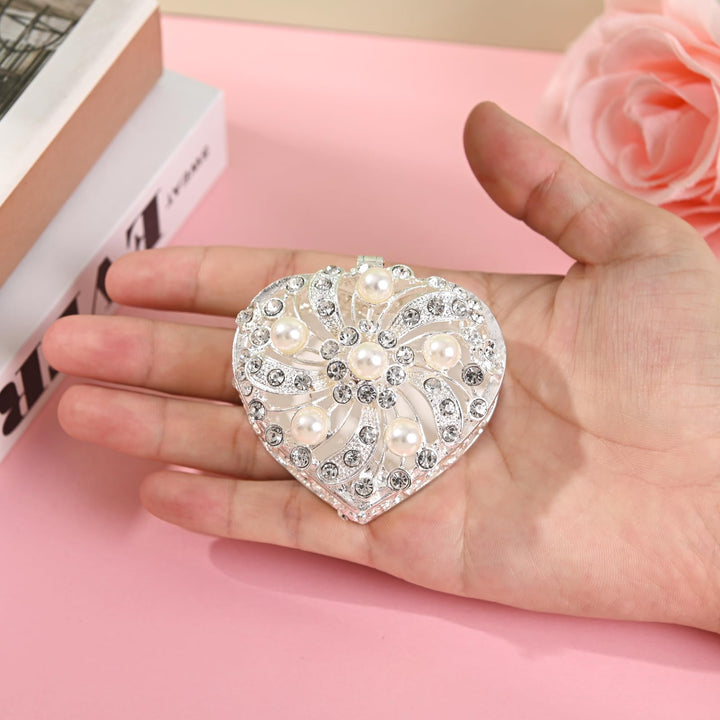 Twisted Pearl Heart Box - TINGKU