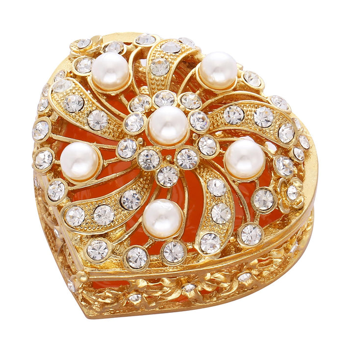 Twisted Pearl Heart Box - TINGKU