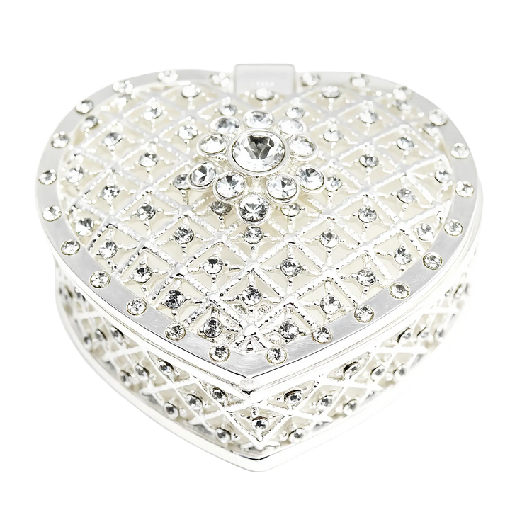 Full Diamond Heart Shaped Box - TINGKU