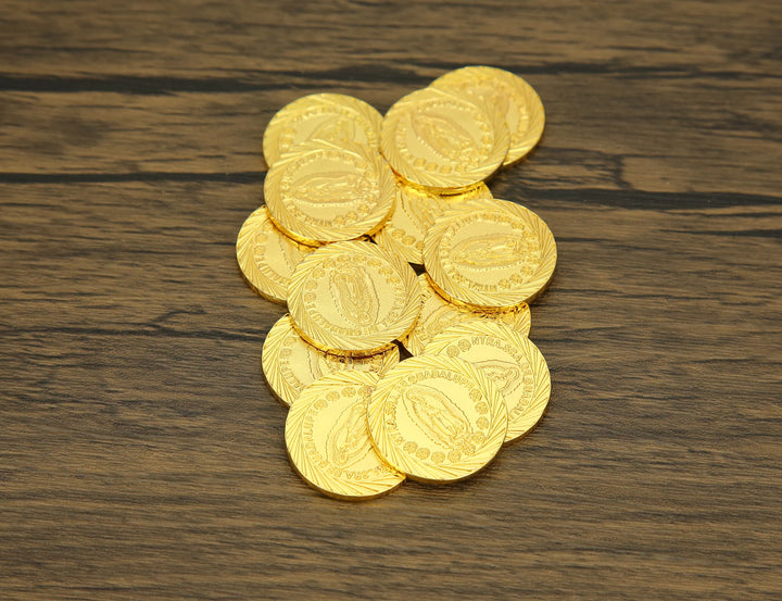 13 pcs Virgen of Guadalupe Wedding Arras Coins Only – Arras De Boda Cristiana, Wedding Accessories for Ceremony - TINGKU