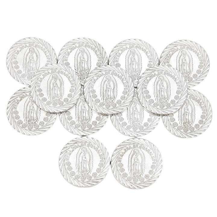 13 pcs Virgen of Guadalupe Wedding Arras Coins Only – Arras De Boda Cristiana, Wedding Accessories for Ceremony - TINGKU