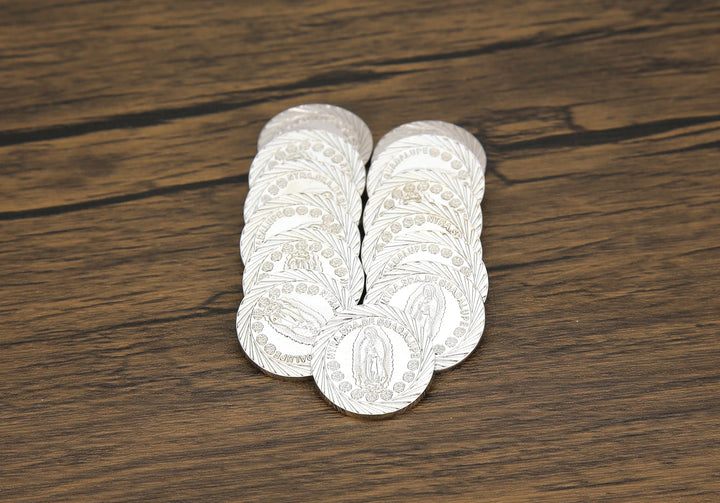 13 pcs Virgen of Guadalupe Wedding Arras Coins Only – Arras De Boda Cristiana, Wedding Accessories for Ceremony - TINGKU