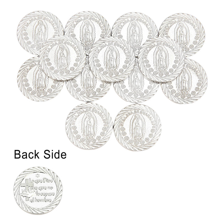 13 pcs Virgen of Guadalupe Wedding Arras Coins Only – Arras De Boda Cristiana, Wedding Accessories for Ceremony - TINGKU