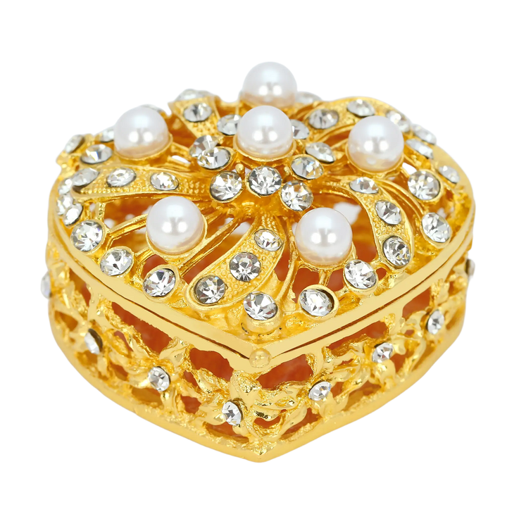 Personalized English Wedding Arras Unity Coin Set – 13 Custom Coins with Twisted Pearl Heart Box | Deluxe Keepsake for Catholic & Multicultural Ceremonies - TINGKU