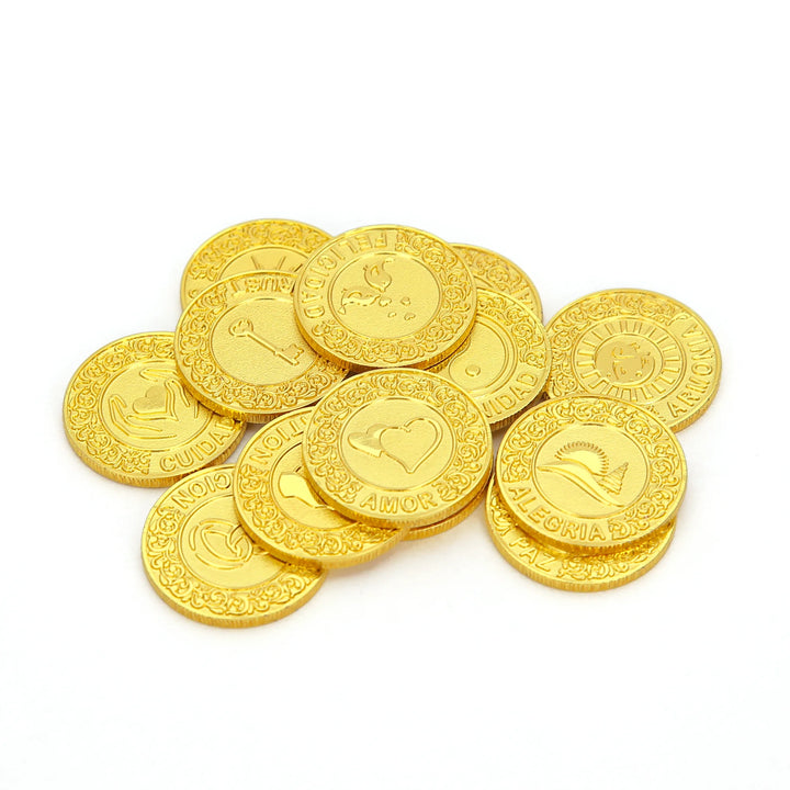 13 pcs Spanish Wedding Arras Coins Only – Español Las Arras De Boda Cristiana, Wedding Accessories for Ceremony - TINGKU