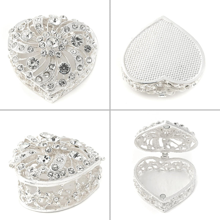 Twisted Full Diamond Heart Box - TINGKU