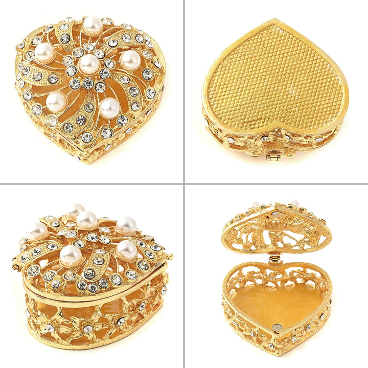 Twisted Pearl Heart Box - TINGKU